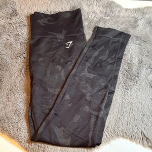 Gymshark Black Camouflage Leggings